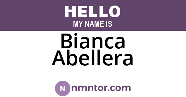 Bianca Abellera
