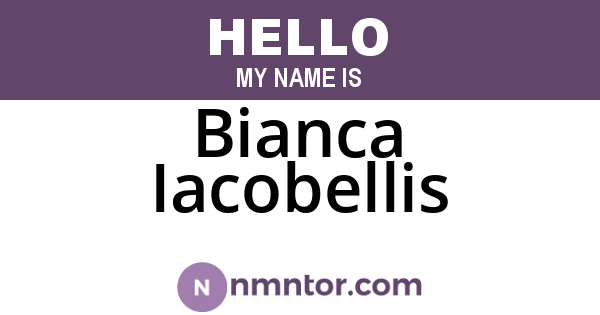 Bianca Iacobellis