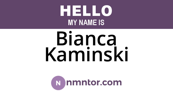 Bianca Kaminski