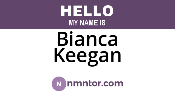 Bianca Keegan