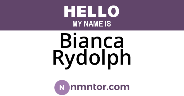 Bianca Rydolph
