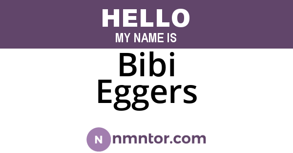Bibi Eggers