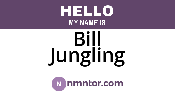 Bill Jungling