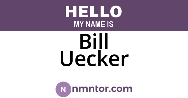 Bill Uecker