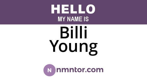 Billi Young