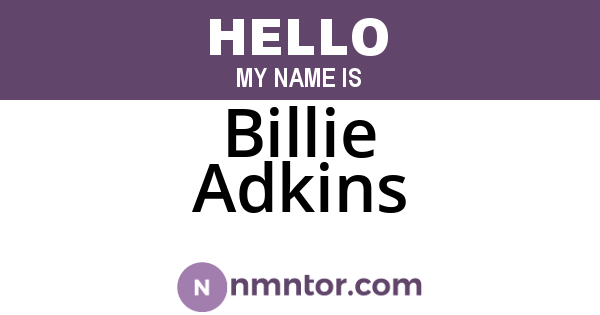 Billie Adkins