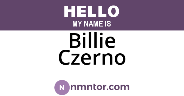 Billie Czerno