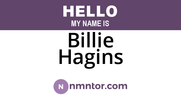 Billie Hagins