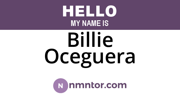 Billie Oceguera