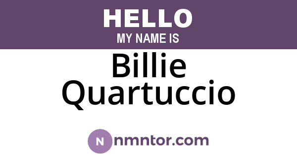 Billie Quartuccio