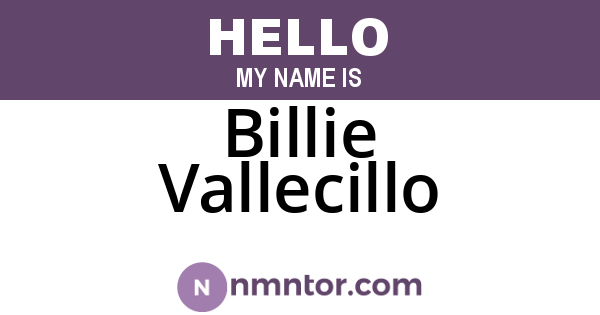 Billie Vallecillo