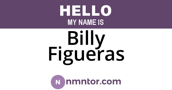 Billy Figueras