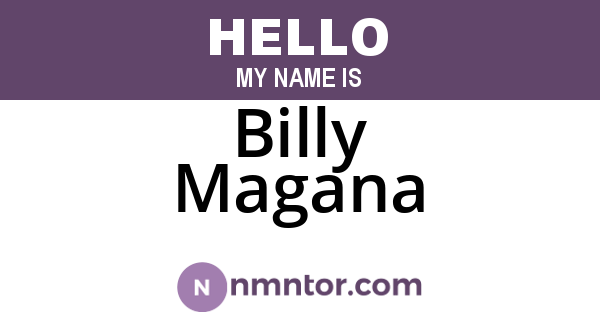 Billy Magana