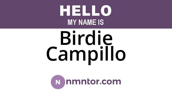 Birdie Campillo