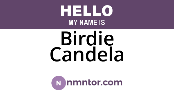 Birdie Candela