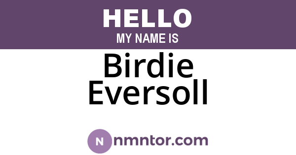 Birdie Eversoll