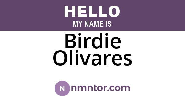 Birdie Olivares