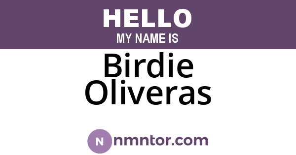 Birdie Oliveras