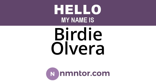 Birdie Olvera
