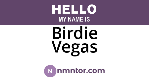 Birdie Vegas