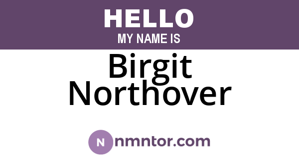 Birgit Northover