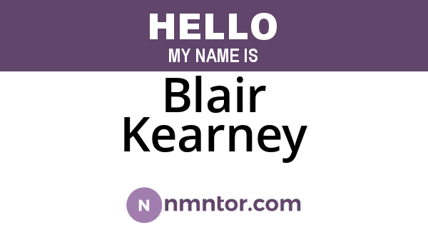 Blair Kearney