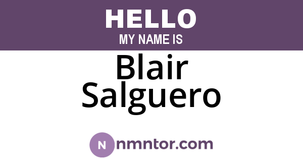 Blair Salguero
