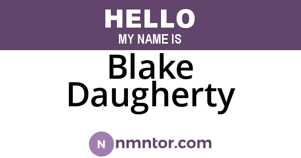 Blake Daugherty