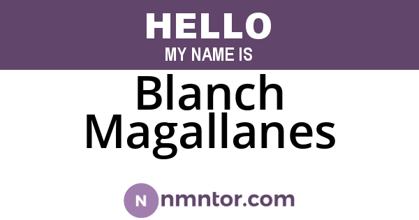 Blanch Magallanes