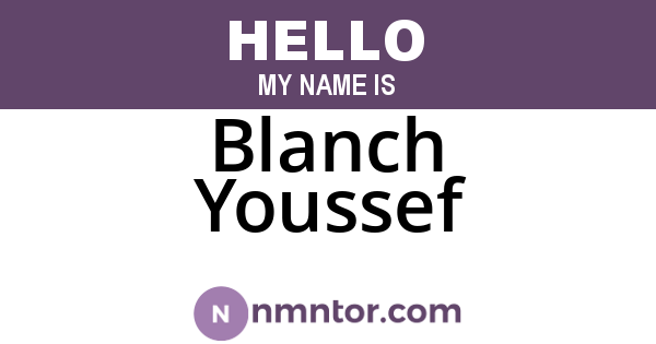 Blanch Youssef