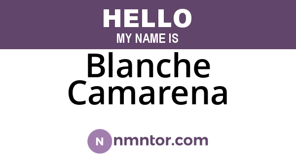 Blanche Camarena