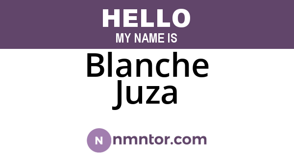 Blanche Juza