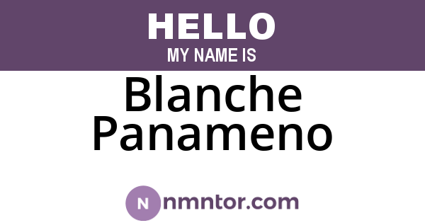 Blanche Panameno