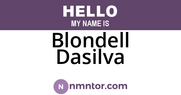 Blondell Dasilva