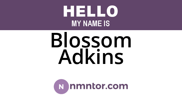 Blossom Adkins