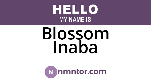 Blossom Inaba