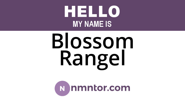 Blossom Rangel