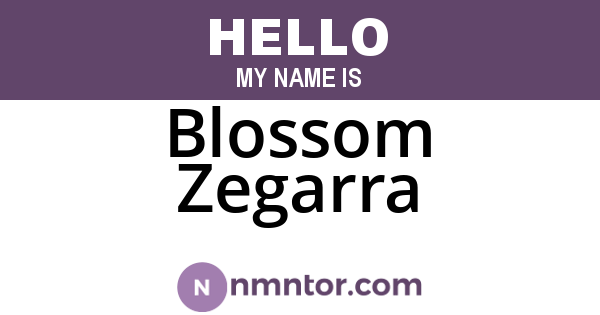 Blossom Zegarra