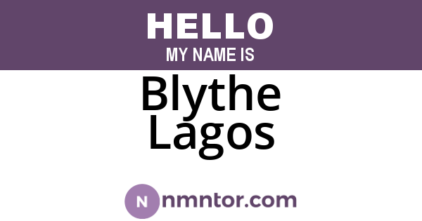 Blythe Lagos
