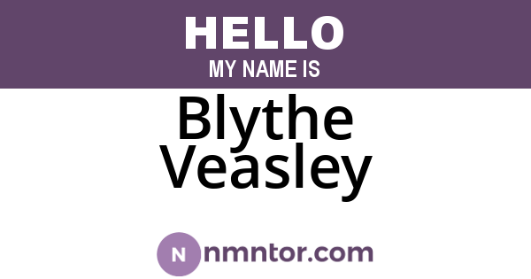 Blythe Veasley