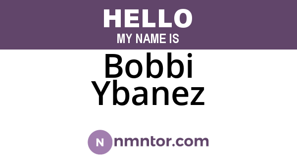 Bobbi Ybanez