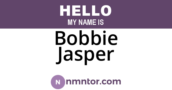 Bobbie Jasper