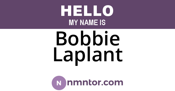 Bobbie Laplant
