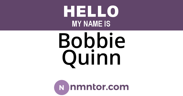 Bobbie Quinn