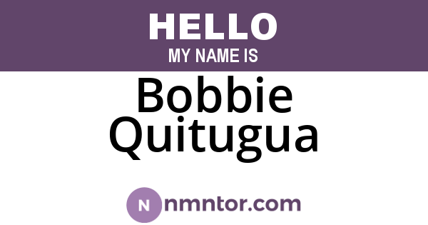 Bobbie Quitugua