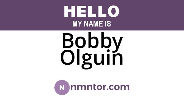 Bobby Olguin