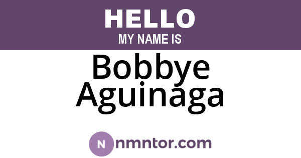Bobbye Aguinaga