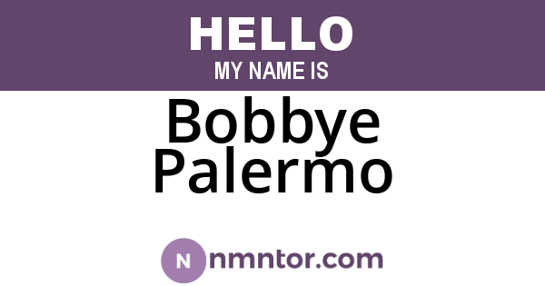 Bobbye Palermo