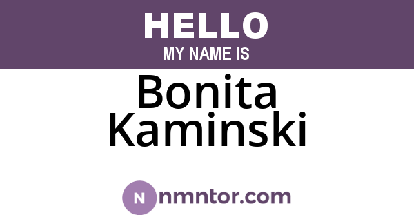 Bonita Kaminski