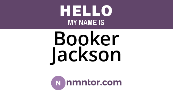 Booker Jackson